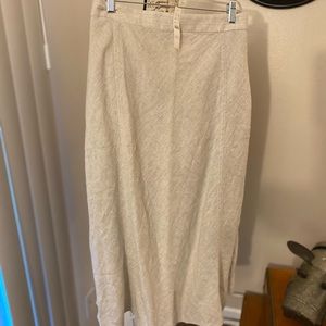 NWT J Crew PLUS size 22 Irish Linen skirt.